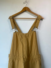 Hartford Mustard Yellow Linen Overalls