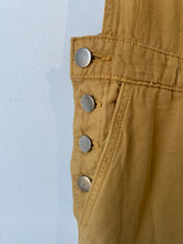 Hartford Mustard Yellow Linen Overalls