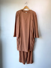 Vintage Claude Montana Brown Linen 2-Piece Set