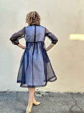 Comme des Garçons Navy Tulle Double Dress