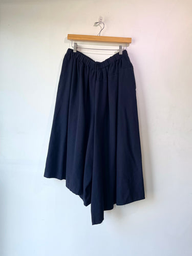 Vintage Comme des Garçon Navy Wool Culottes