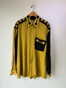 Joe DaHun Chartreuse and Black 3D Print Shirt