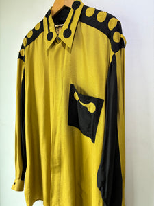 Joe DaHun Chartreuse and Black 3D Print Shirt