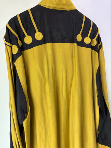 Joe DaHun Chartreuse and Black 3D Print Shirt