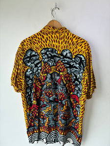 Mambo Red and Yellow Kangaroo Print Shirt