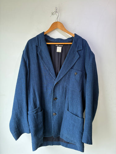 Issey Miyake Blue Linen Jacket
