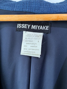 Issey Miyake Blue Linen Jacket