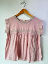 Matta Pink Embroidered Indian Cotton Top