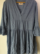 Pietsie Blue Mini Gingham Check Voile Dress