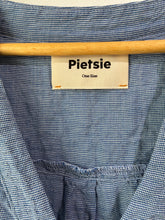 Pietsie Blue Mini Gingham Check Voile Dress