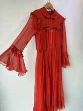 Gucci Orange Silk Organza Dress