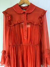 Gucci Orange Silk Organza Dress