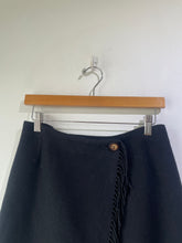 Vintage Ralph Lauren Country Black Blanket Mini Skirt