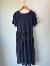 Lisa Marie Fernandez Navy Eyelet Dress