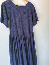 Lisa Marie Fernandez Navy Eyelet Dress