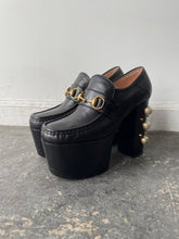 Gucci Black Vegas Platform Loafers