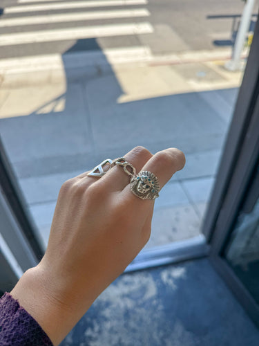 Sterling silver Native American turquoise ring