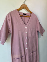 Via Pink Cotton Jumpsuit