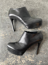 YSL Black Heeled Short Booties