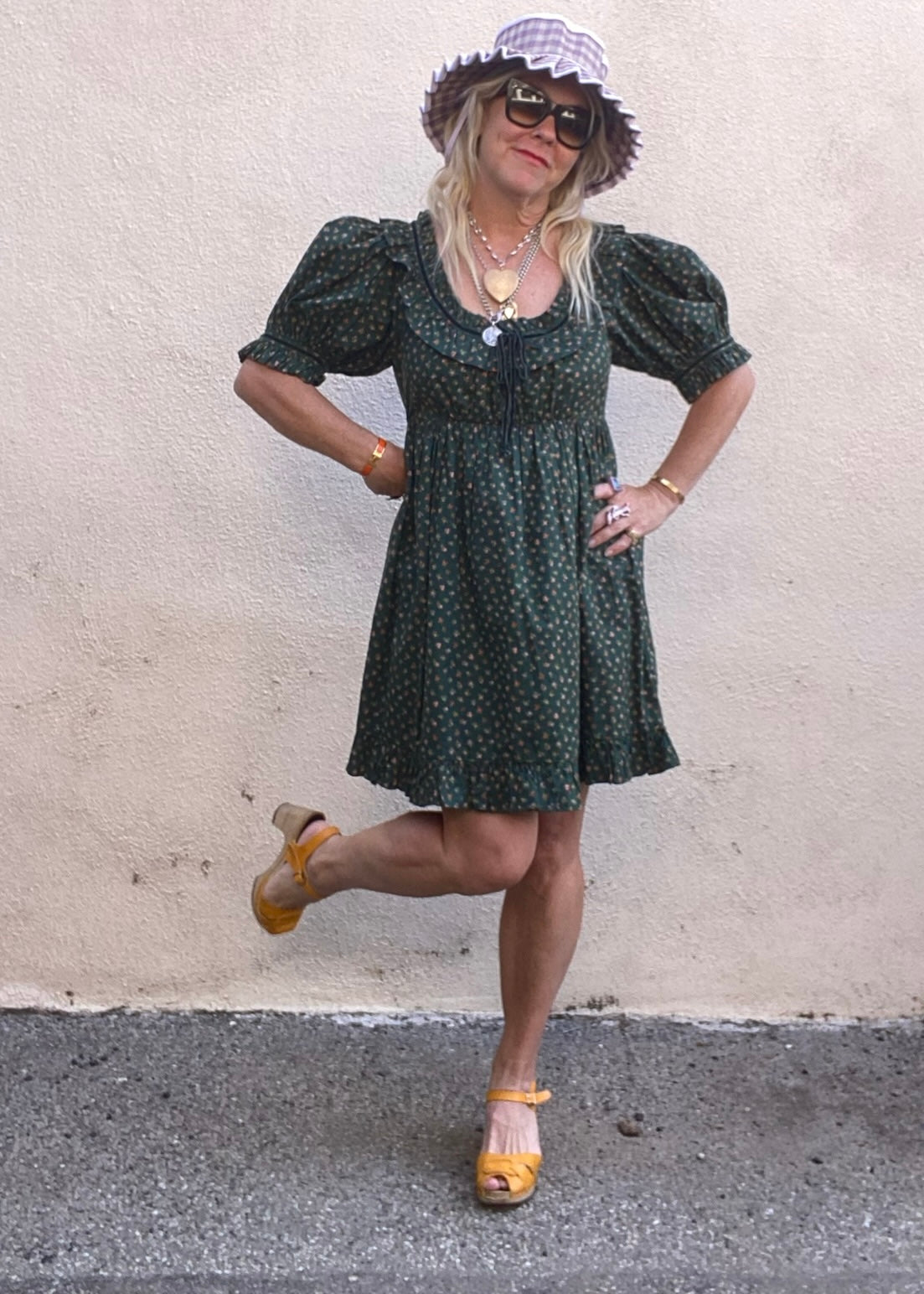 doen mini dresses Doen Rizzo Smocked Gingham Mini Dress by Doen