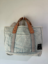 Immodest Light Blue Cotton Acid Wash Tote