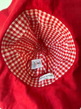 Sonia Rykiel Red and White Gingham Hat