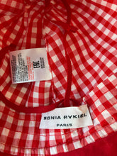 Sonia Rykiel Red and White Gingham Hat