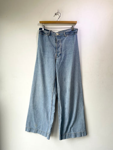 Jesse Kamm Light Blue Wide Leg Jeans