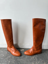 Doen Brown Leather Riding Boots