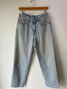 Levi's Light Blue Wash 550 Jeans 31x30