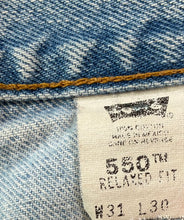 Levi's Light Blue Wash 550 Jeans 31x30