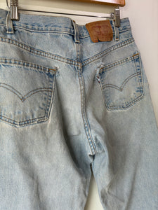 Levi's Light Blue Wash 550 Jeans 31x30