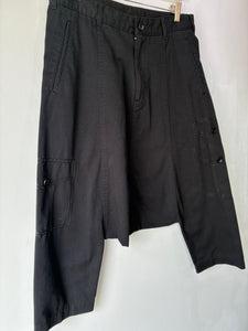 Commes des Garcons Black Drop Crotch Pants