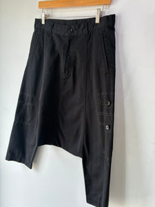 Commes des Garcons Black Drop Crotch Pants