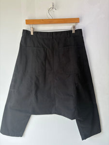 Commes des Garcons Black Drop Crotch Pants