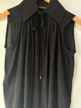 Plein Sud Black Silk Sleeveless Top