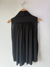 Plein Sud Black Silk Sleeveless Top