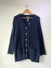 Vintage Navy Ralph Lauren Cable Knit Cardigan