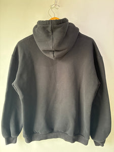 Áwet Black Cotton Hoodie Sweatshirt
