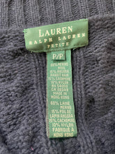 Vintage Navy Ralph Lauren Cable Knit Cardigan