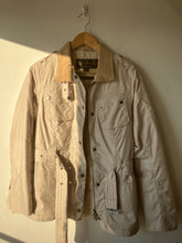 Vintage Barbour Cream Jacket with Quilted Interior