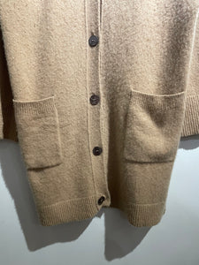 Opening Ceremony Beige Cashmere Knit Cardigan