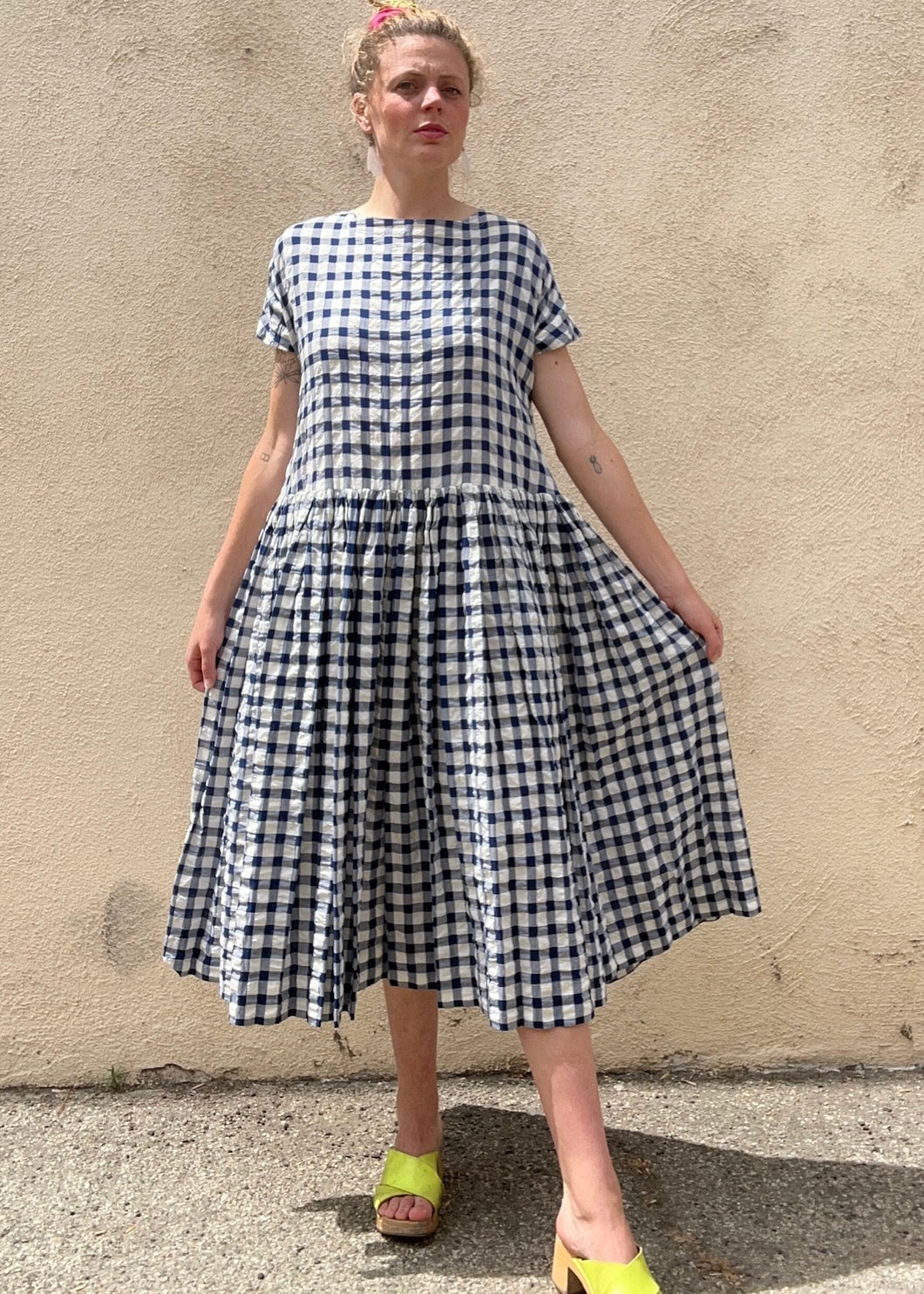 Casey Casey Picnic Gingham Dress