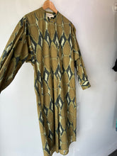V.DE. Vinster Green Snake Print Shirt Dress