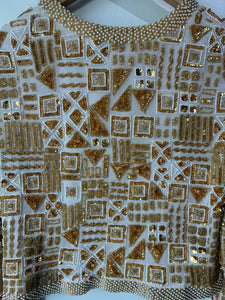 Niteline by Della Roufogali Gold Beaded Jacket