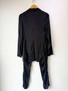 Jeri Malone Black Silk Suit