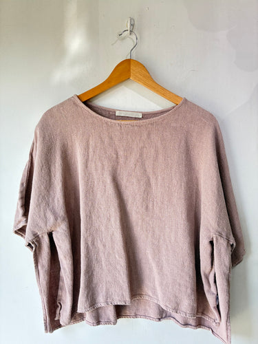 Vien Vien C'est Bien Soft Rose Linen Top