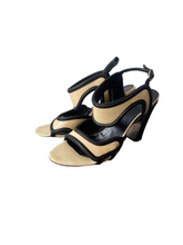 Balenciaga Black and Tan Heels 40