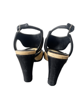 Balenciaga Black and Tan Heels 40