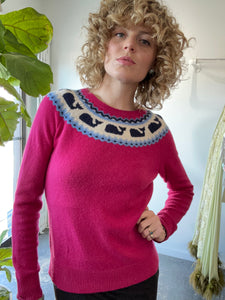 Vineyard Vines Pink Whale Sweater